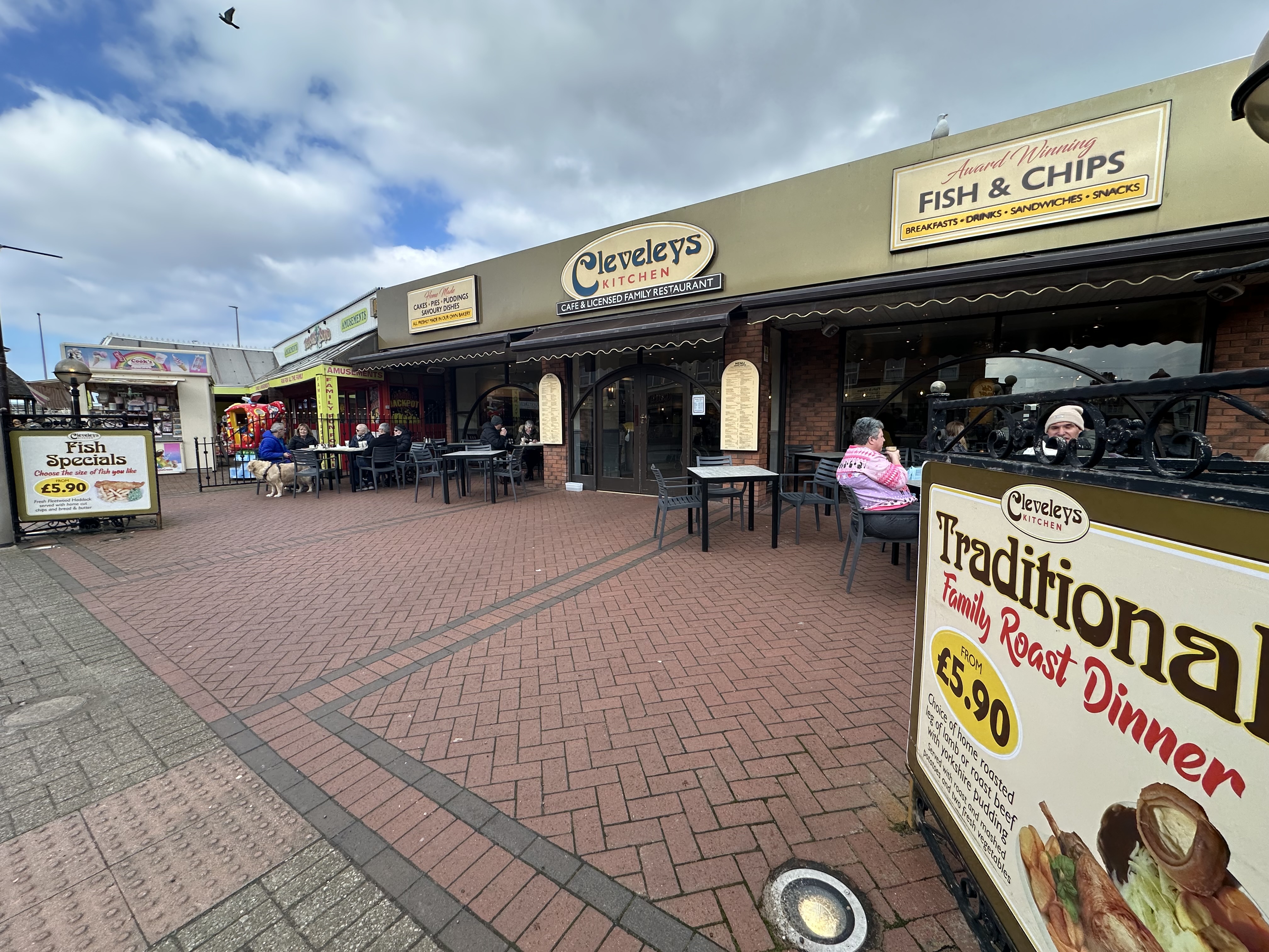 Cleveleys Kitchen venue background